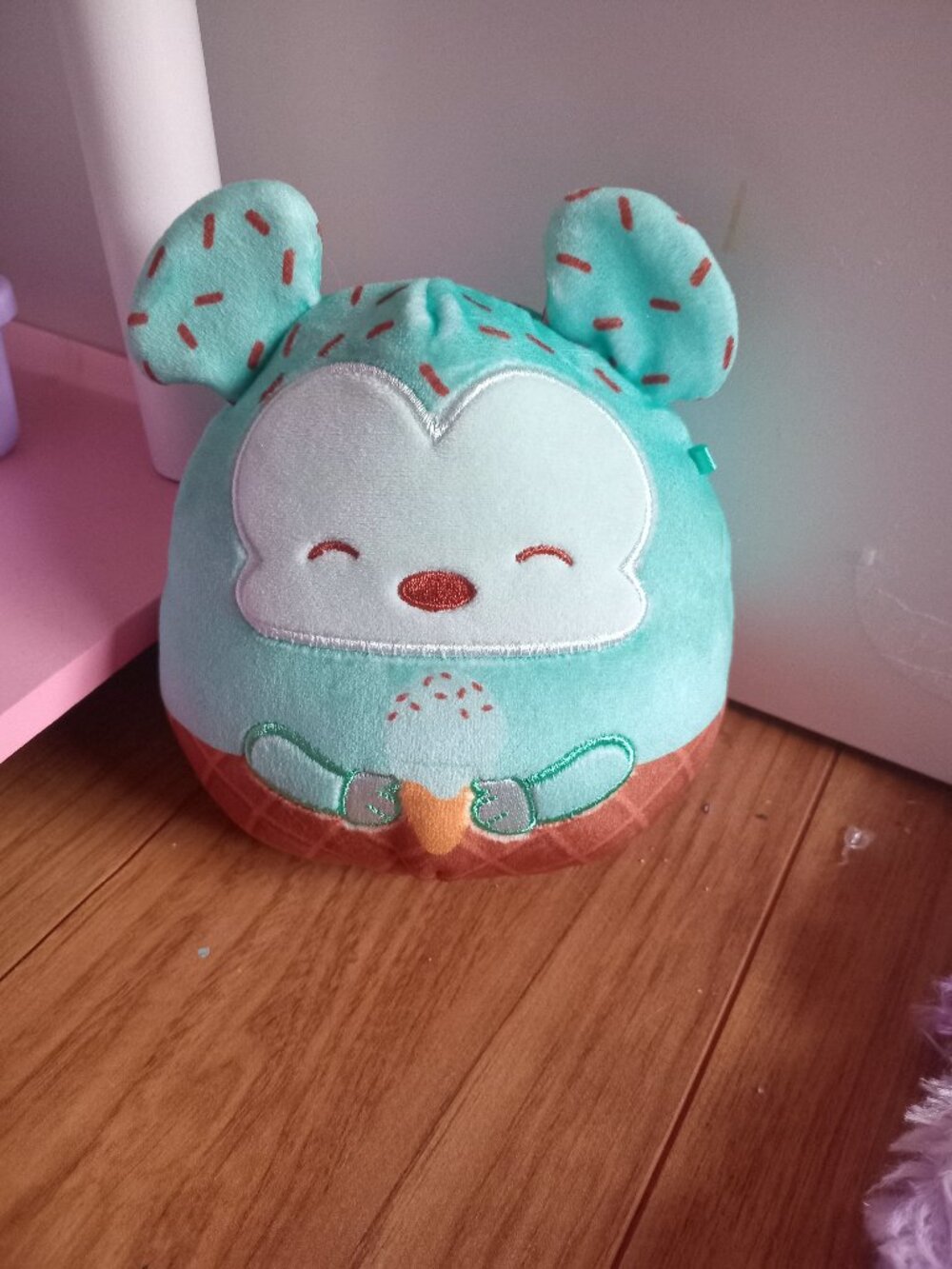 Disney Mickey Mouse Mint Ice Cream Plush